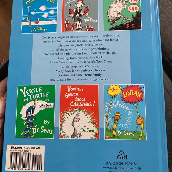 Six By Seuss Hardcover book - Picture 5 of 5